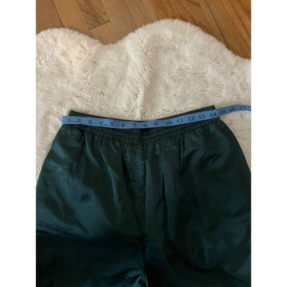 Vintage 80s Lavon Windbreaker Tracksuit Jogger Set Emerald Green Size M - Picture 6 of 10